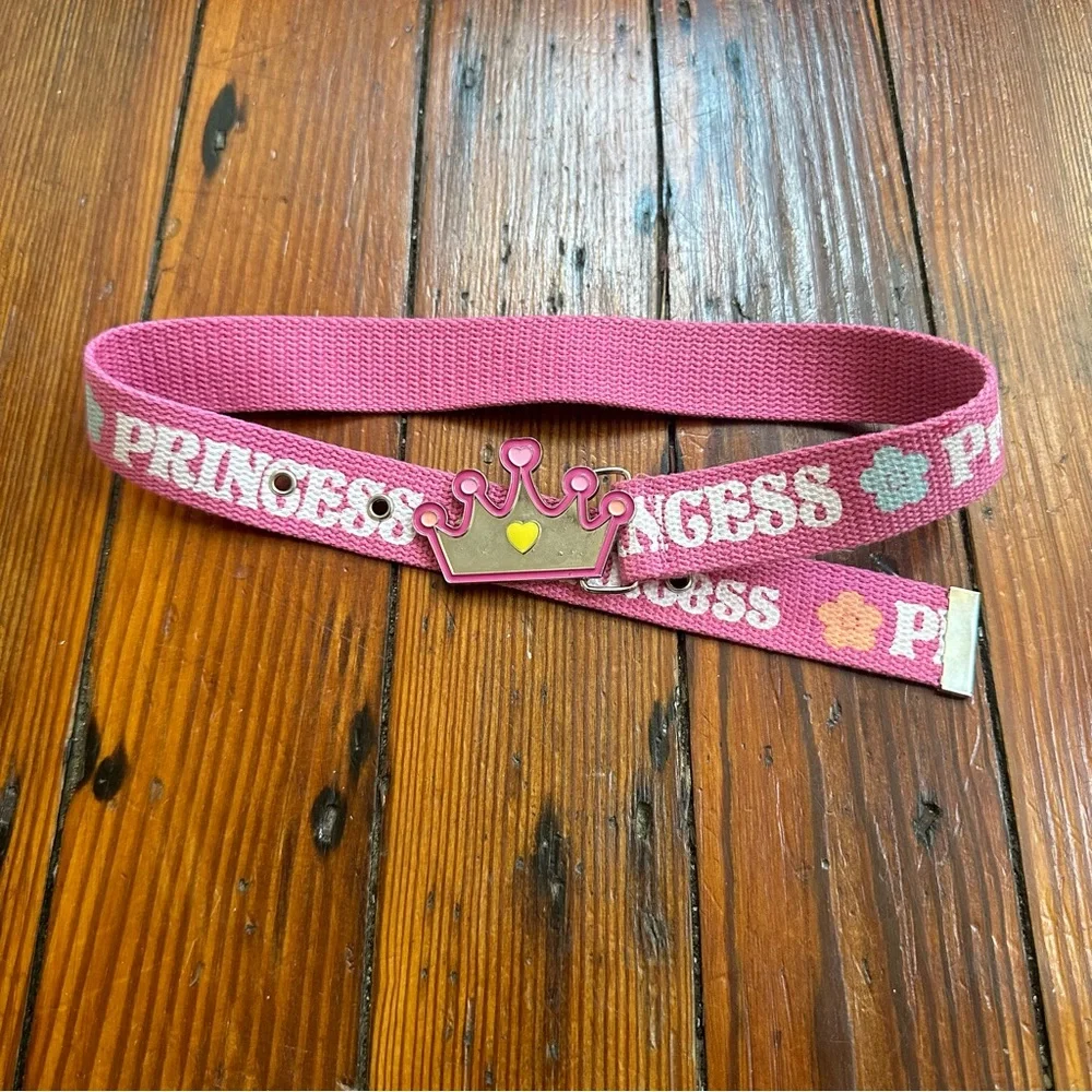 Vintage 2000s princess tiara crown belt XXS